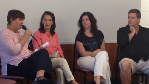 Leane Evans, Buderim Foundation with fellow panelists.  